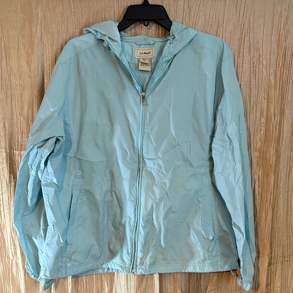 L.L. Bean Sky Blue Hooded Jacket